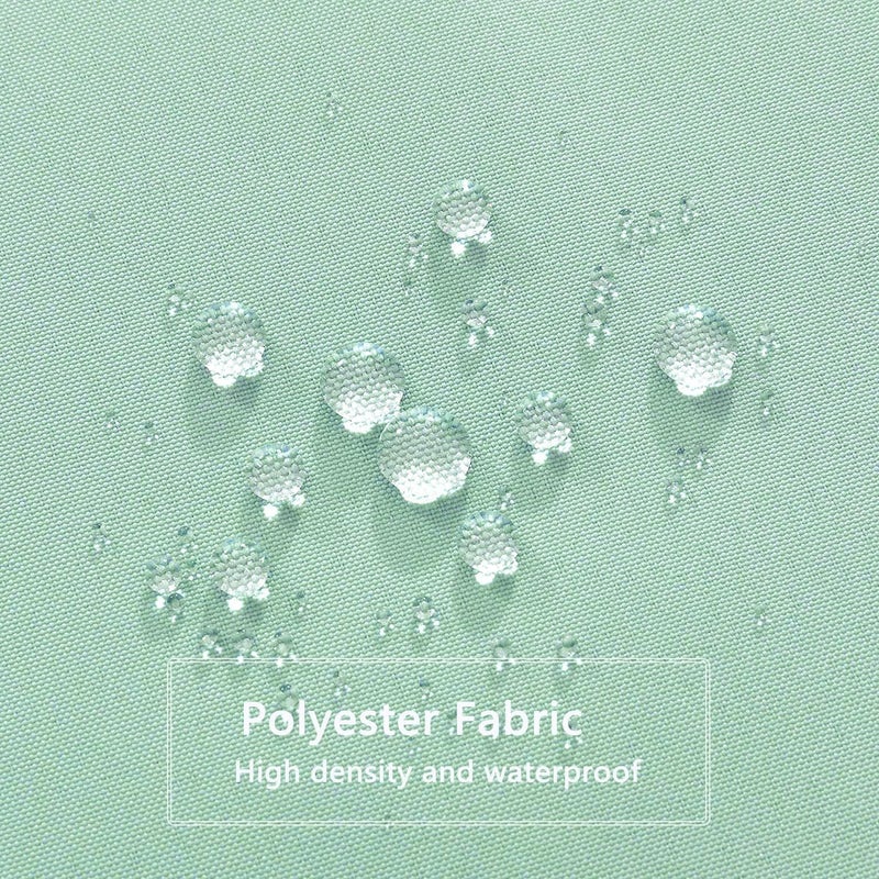LLSCL Apple Green Fabric Shower Curtain Liner with Magnets, Waterproof Hotel Quality, 72 x 72 Machine Washable - Image 4